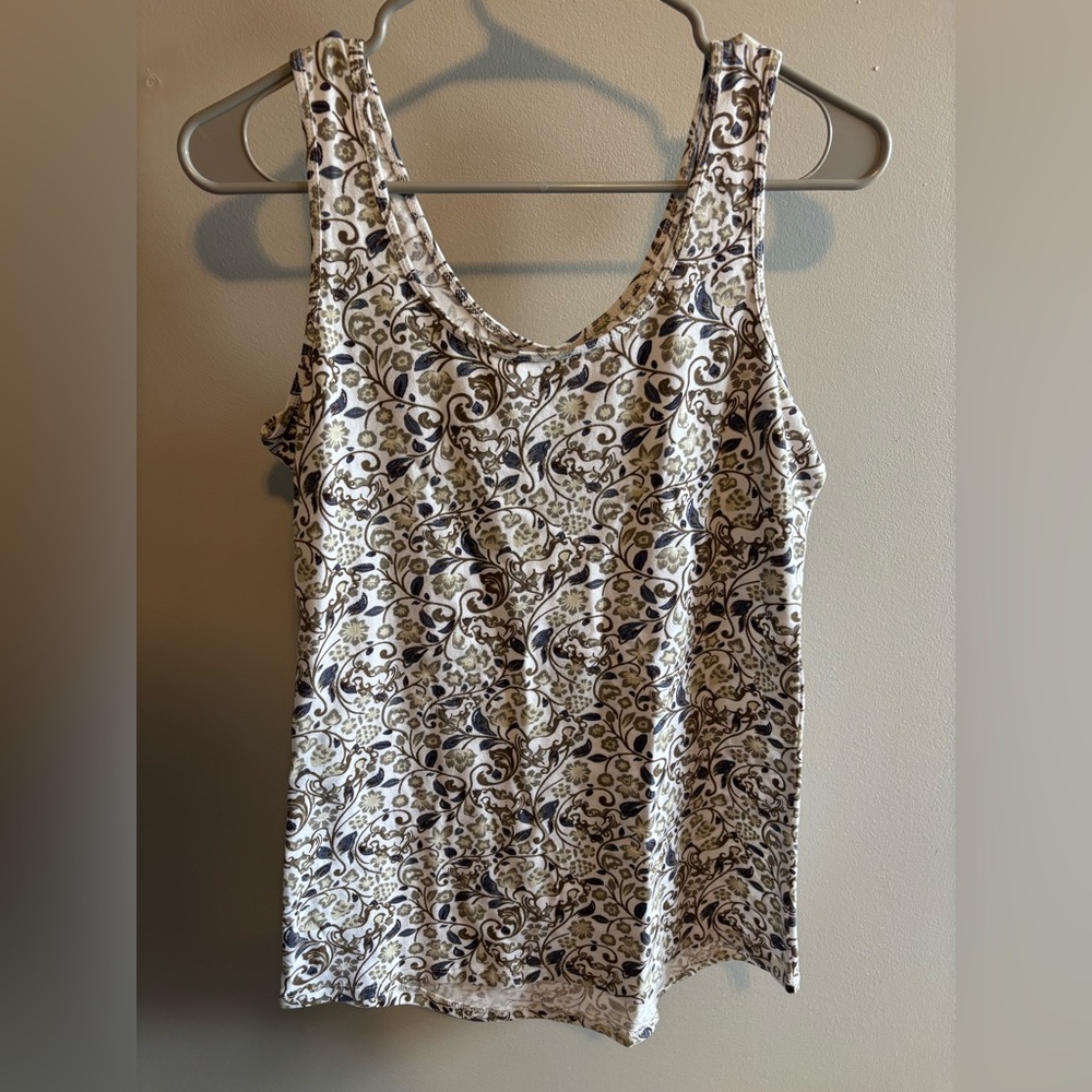 EQL BY KERRITS Organic Cotton Tank Print